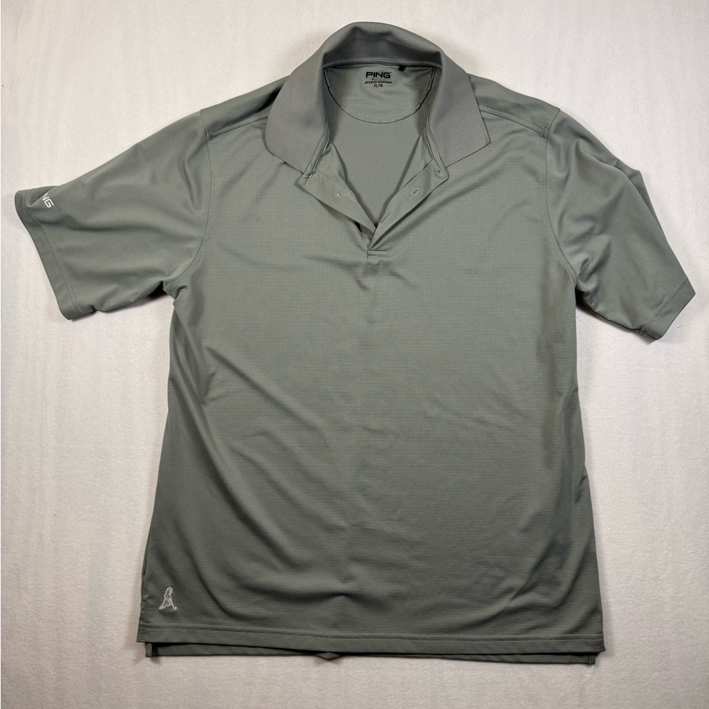 Ping Mens Short Sleeve Polo In Sage